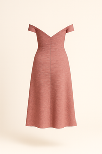 BH Leni dress detail view in rose gold