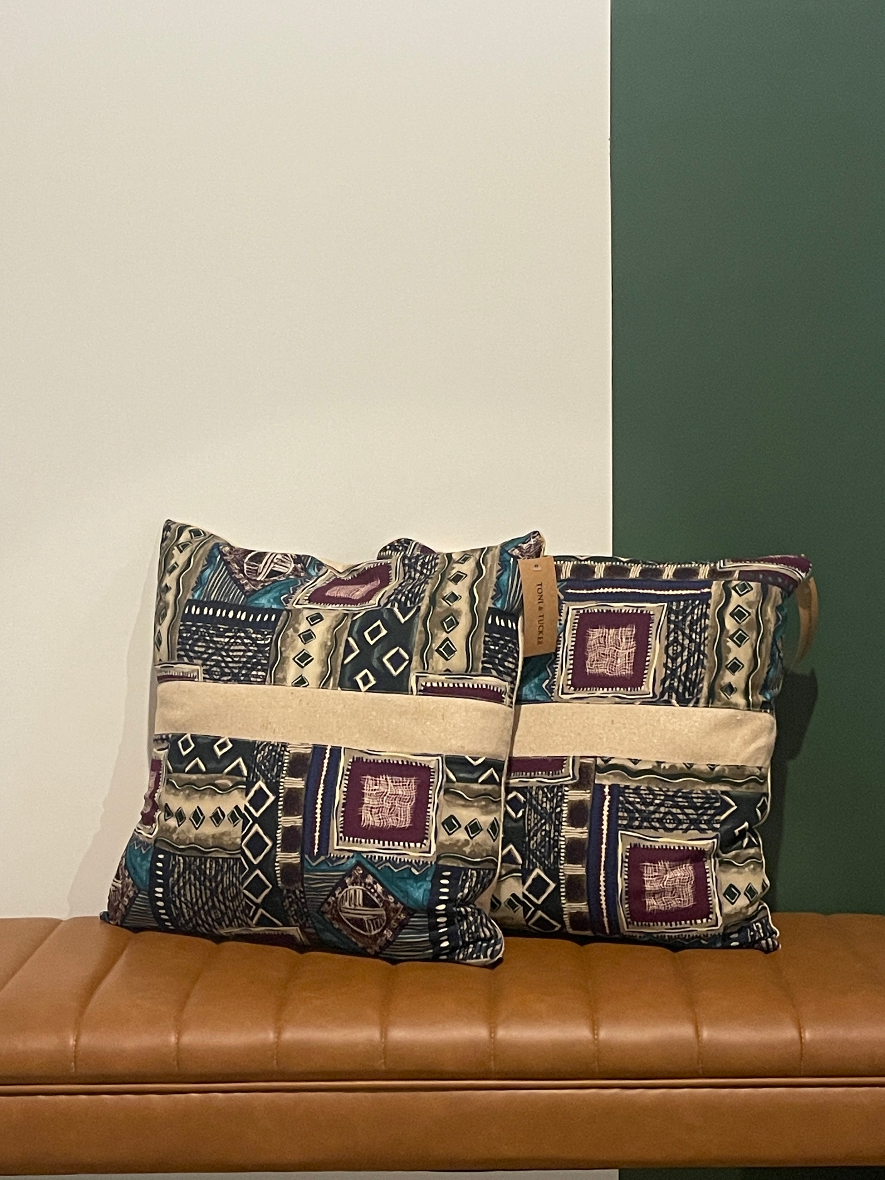 NFLB Home — Patch Pillow No. 03 (Midnight Mosaic)