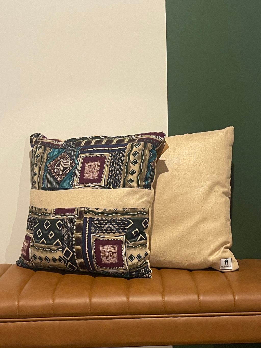 NFLB Home — Patch Pillow No. 03 (Midnight Mosaic)