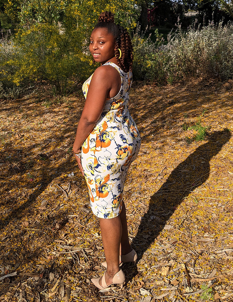 Bailey Sheath Dress Back View - Toni & Tucker Co