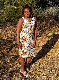 BH Bailey dress front detail view