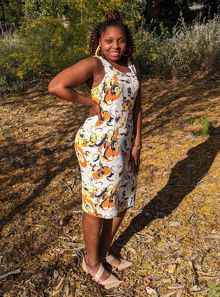 BH Bailey dress side view