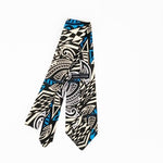 Tucker Tie- Blue Aztec - Toni & Tucker Co
