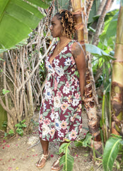 Laci Flare Dress Side View 2- Toni & Tucker Co