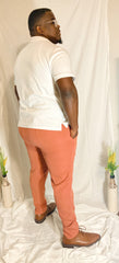 Tucker Athletic Tailored Slim Fit Pant-Salmon