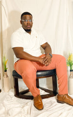 Tucker Athletic Tailored Slim Fit Pant-Salmon